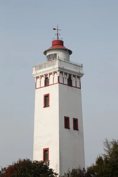 Strib Odde lighthouse — Stock Photo, Image