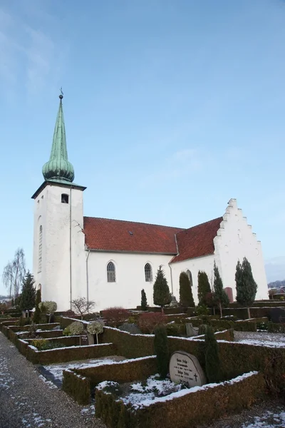 Skanderup kirche in skanderborg, dänemark — Stockfoto
