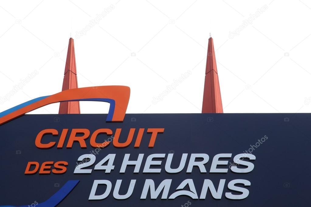 Le Mans track entrance