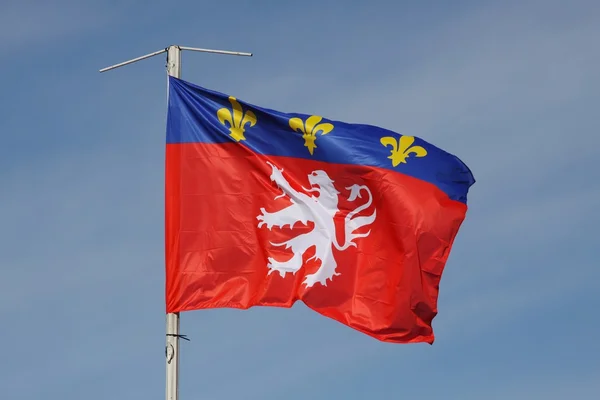 Bandera de Lyon, Francia —  Fotos de Stock