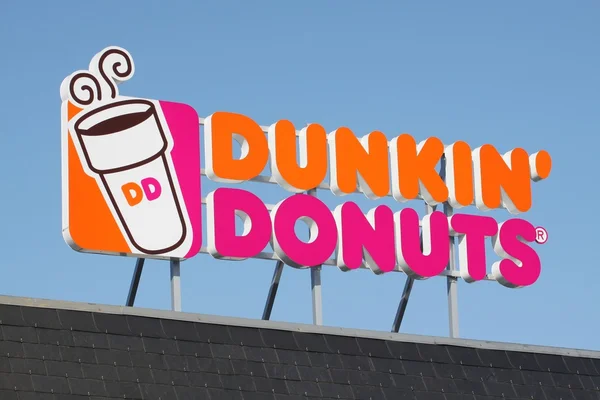 Dunkin ' Donuts znak — Zdjęcie stockowe