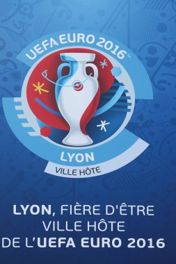 Lyon UEFA Euro futbol 2016 ve şehir dizi