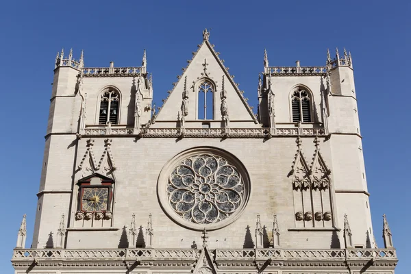 Catedral Saint Jean em Lyon, França — Fotografia de Stock