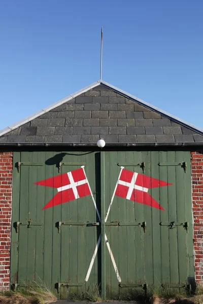 Estações de serviço em Blavand, Dinamarca — Fotografia de Stock
