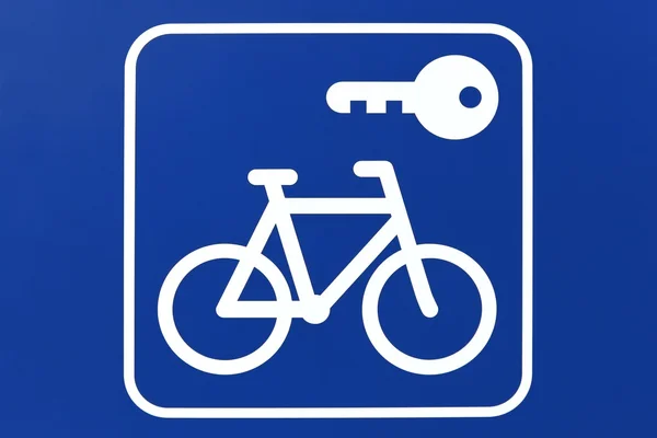 Fahrradverleih-Piktogramm — Stockfoto