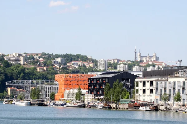 Vista de Confluências em Lyon — Fotografia de Stock