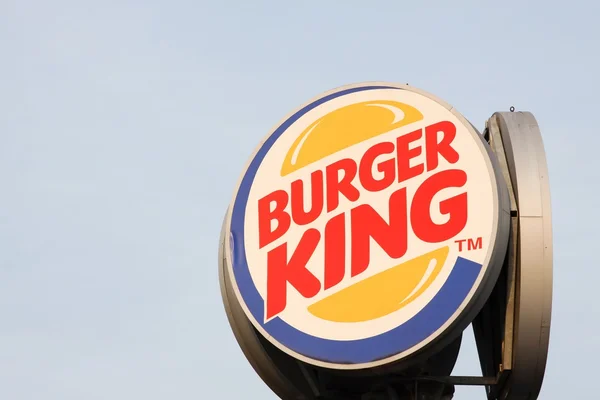 Fast food zinciri Burger King logosu — Stok fotoğraf