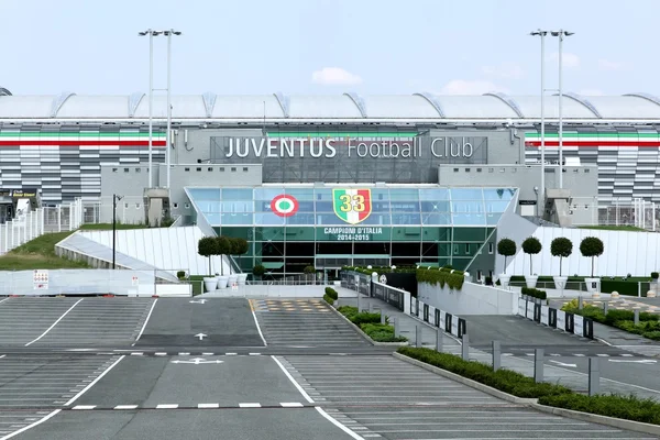 Utsikt över Juventus stadion i Torino, Italien — Stockfoto