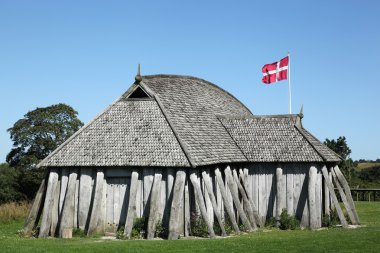 Hobro, Danimarka şehirdeki Viking ev