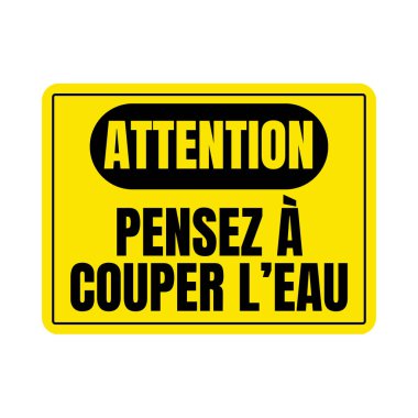 Dikkat, dikkat! Dikkat! Fransız dilinde 