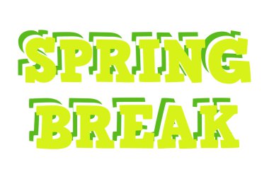 Bahar Tatili simgesi illüstrasyonu