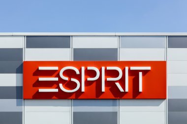 Bir cephe logosuna Esprit