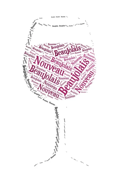 Beaujolais nouveau è fuori — Foto Stock