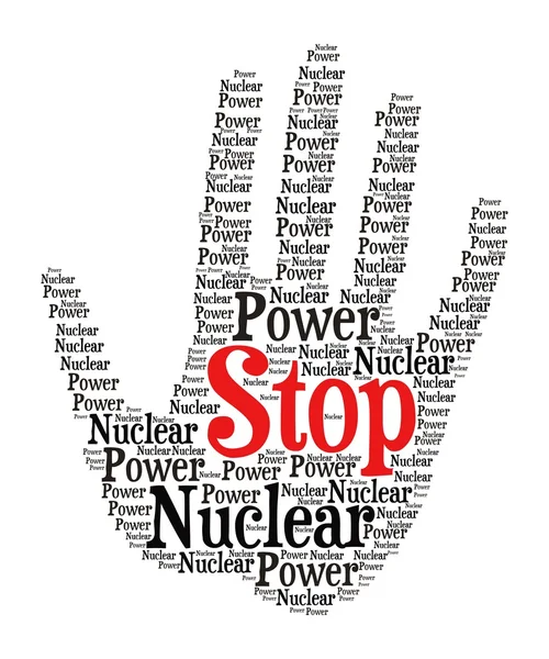 Stop nuclear power — Stock Photo, Image