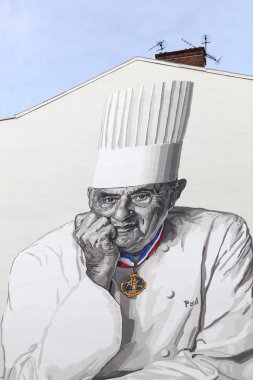 Paul Bocuse portre, Fransa ile Lyon cephe