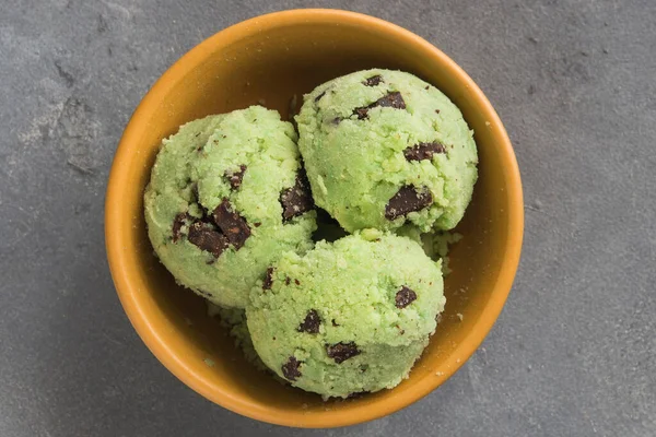 Helado Menta Chocolate — Foto de Stock