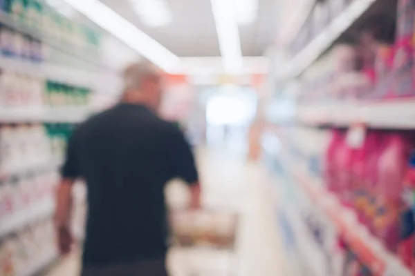 Shopping Supermercato Quarantena — Foto Stock