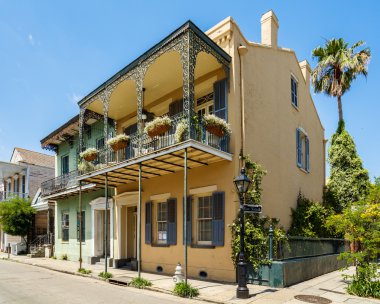 French Quarter Cityscape clipart