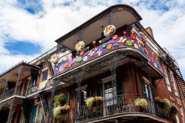 French Quarter Cityscape clipart