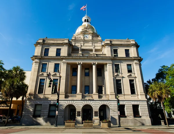 Panoráma města Savannah — Stock fotografie