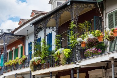 French Quarter Cityscape clipart