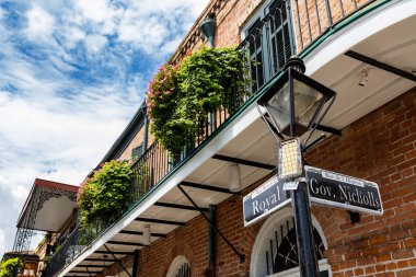 French Quarter Cityscape clipart