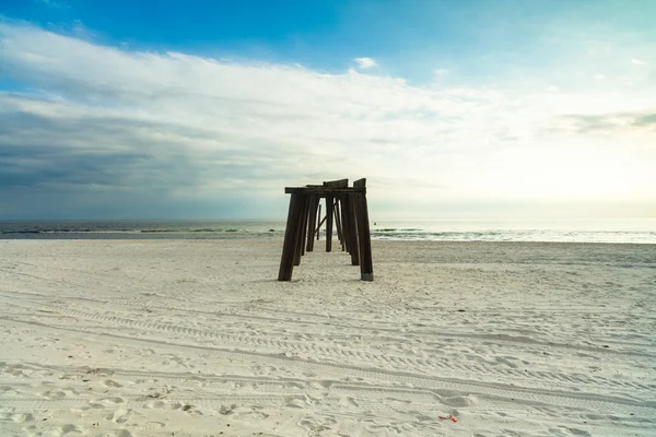Rustic Florida plaja dig — Fotografie, imagine de stoc