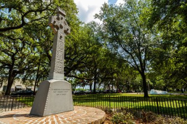 Vintage Savannah Cityscape