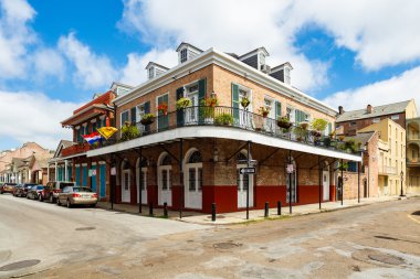 French Quarter Cityscape clipart