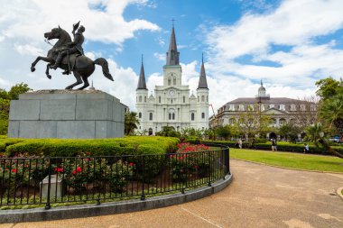 French Quarter Cityscape clipart