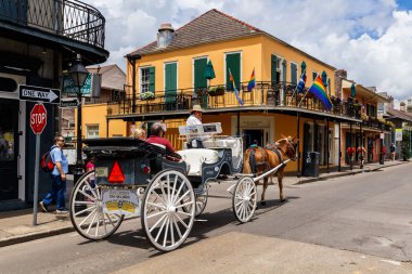 French Quarter Cityscape clipart