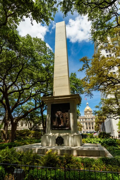 Praça de Johnson Savannah — Fotografia de Stock