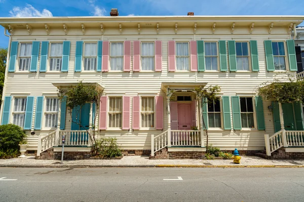 Historische Savannah-Home — Stockfoto