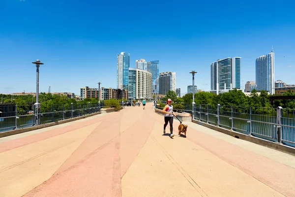 Puente peatonal Lamar — Foto de Stock