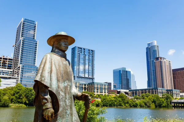 Estatua de Stevie Ray Vaughan — Foto de Stock