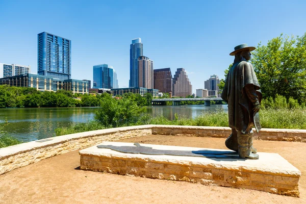 Stevie Ray Vaughan Statue — Stock Photo, Image