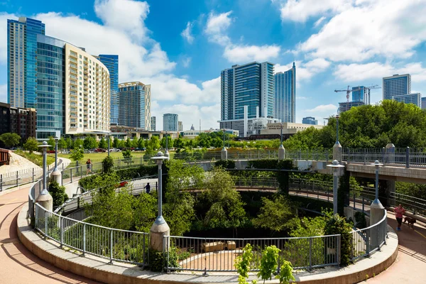 Lamar Pedestrian Bridge — Stock Photo, Image