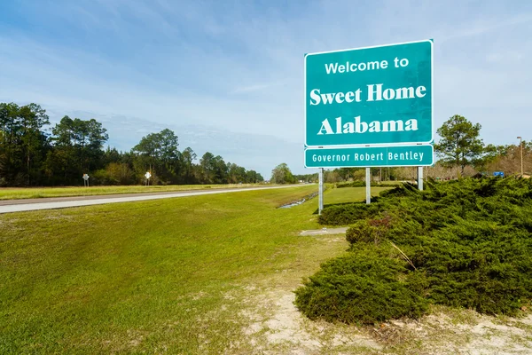 Signe d'état d'Alabama — Photo