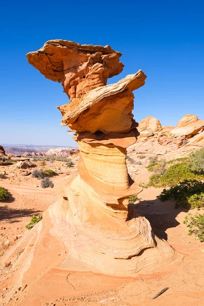 Beautiful Landscape Rock Formations Coyote Buttes South Vermilion Cliffs National — Stock Photo, Image