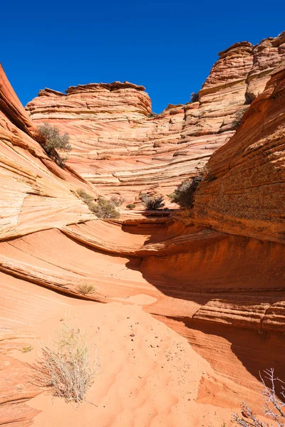 Красивый Ландшафт Скальные Образования Койот Buttes South Вермилион Скалы Национальный — стоковое фото