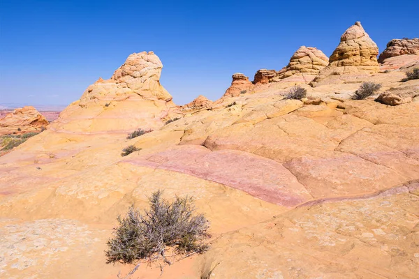 Красивый Ландшафт Скальные Образования Койот Buttes South Вермилион Скалы Национальный — стоковое фото