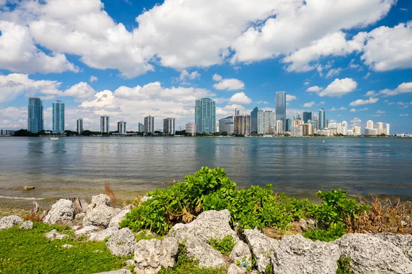 Miamis skyline — Stockfoto