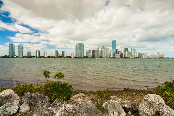 Miamis skyline — Stockfoto