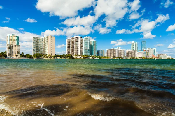 Skyline w Miami — Zdjęcie stockowe