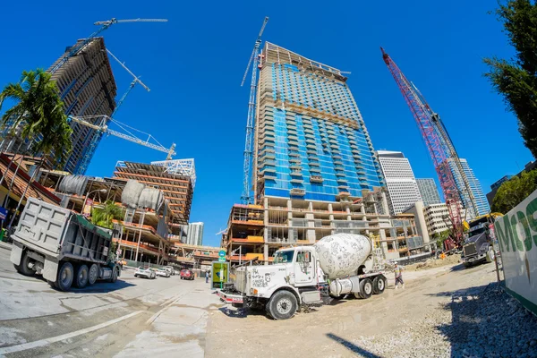 Brickell Centro de la ciudad Imagen de stock