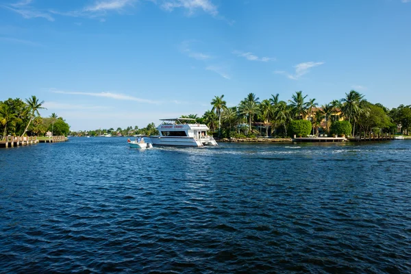 Fort Lauderdale Wasserstraße — Stockfoto