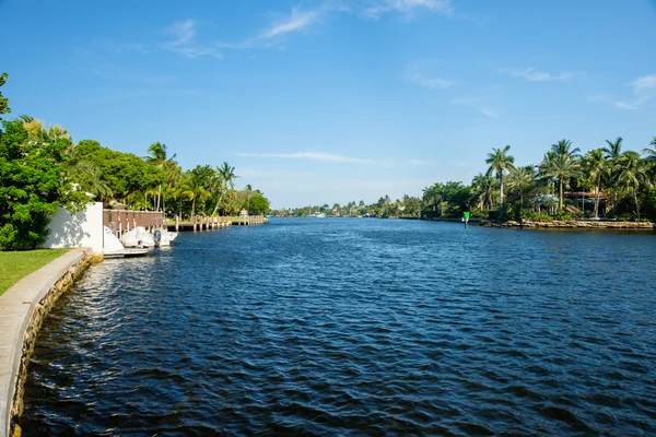 Via navegável de Fort Lauderdale — Fotografia de Stock