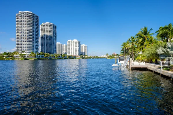 Canal de Miami norte — Foto de Stock