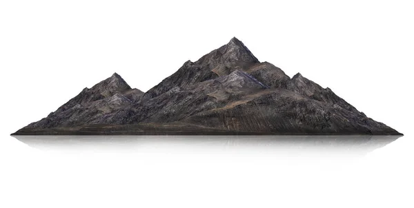 Beyaz Arkaplanda Zole Dağ — Stok fotoğraf