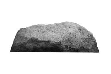 Kaya izole şeffaflık arkaplanı.